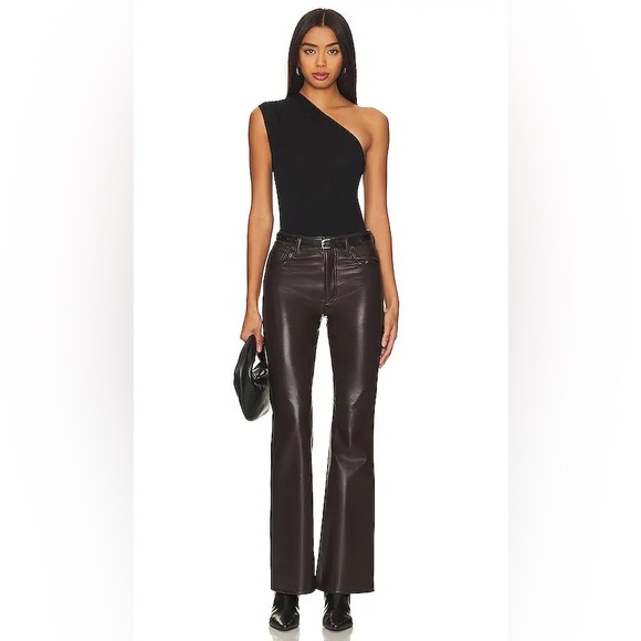 Citizens Of Humanity Pants - Recycled Leather Lilah Pant in Chocolate Torte CITIZENS OF HUMANITY